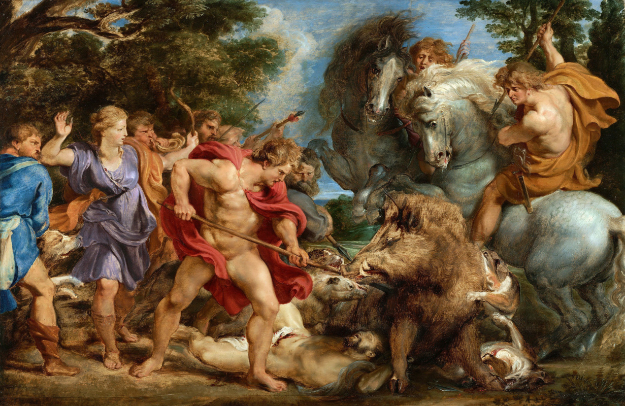 Peter Paul Rubens. Kalidonskogo hunting