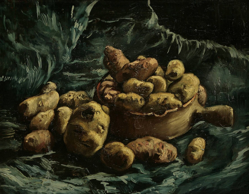Вінсент Ван Гог. Натюрморт с чашей и картофелем