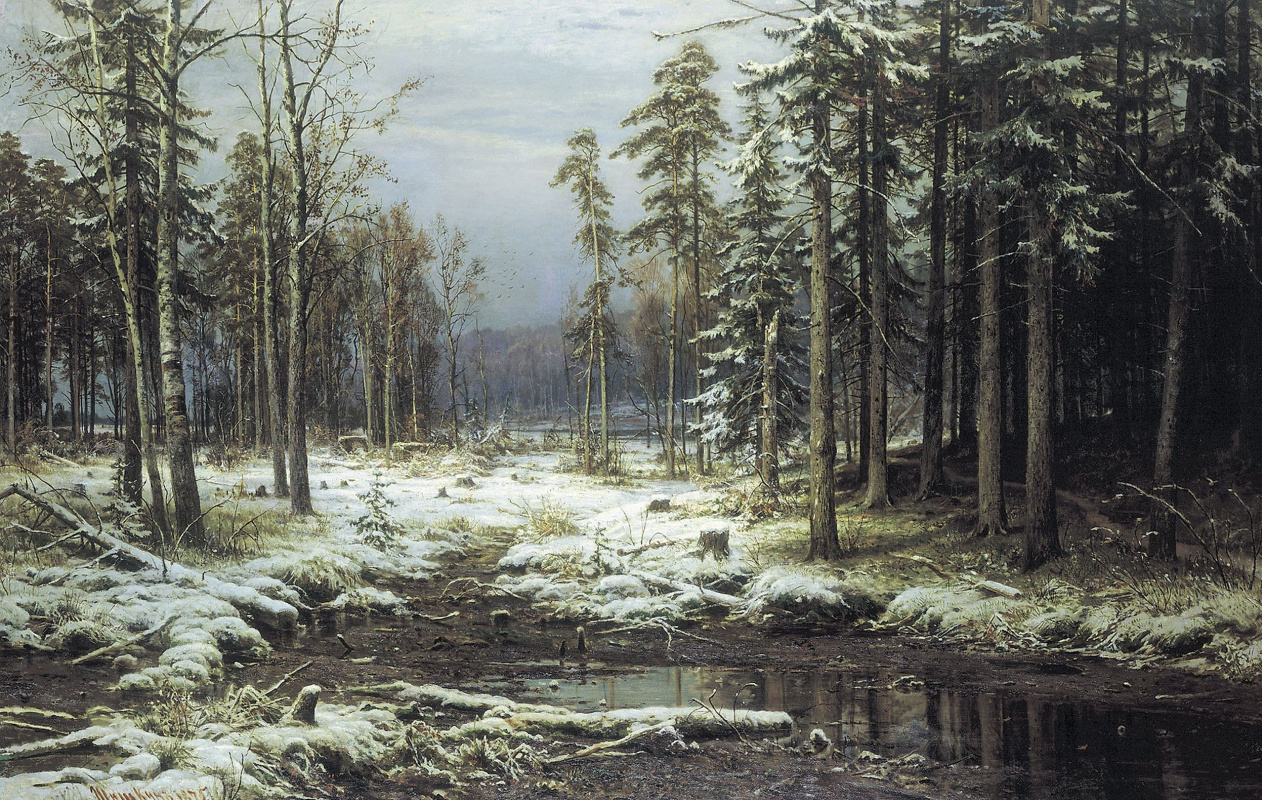 Ivan Shishkin. The first snow