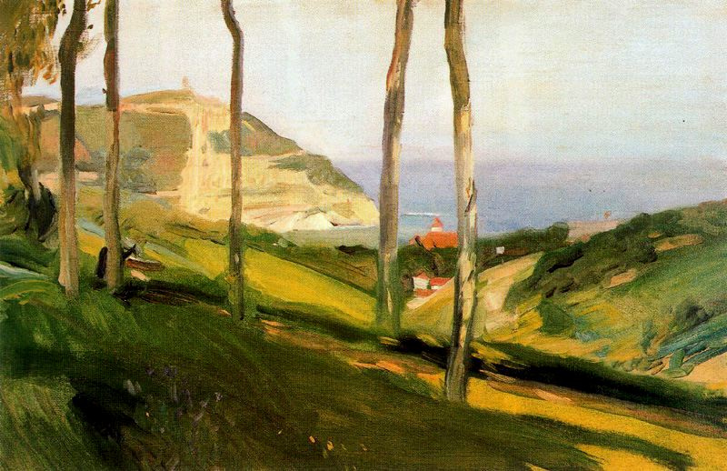 Joaquin Sorolla（Soroya）. Landscape in San Sebastian