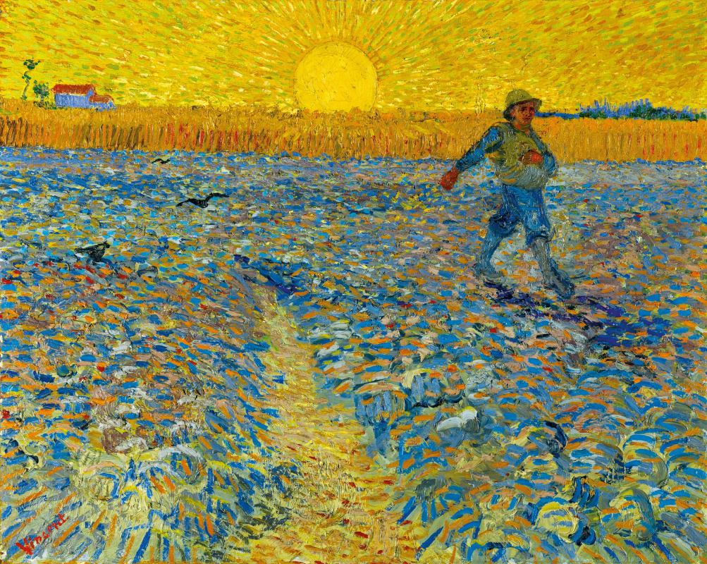 Vincent van Gogh. The sower and the sunset