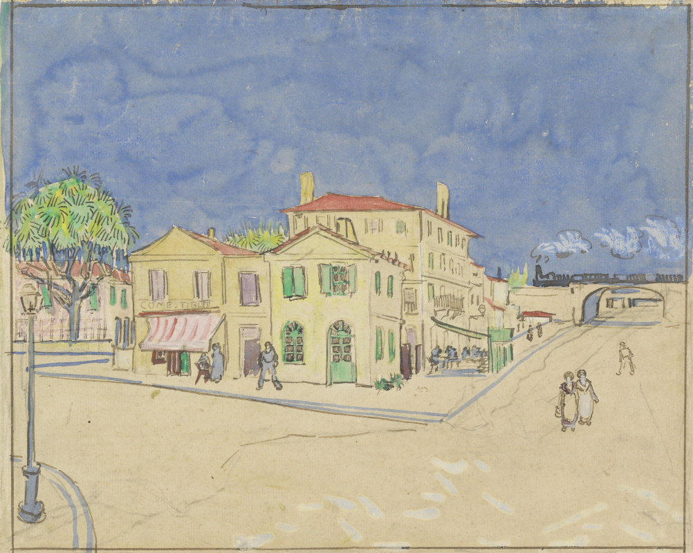 Vincent van Gogh. The yellow house (the Street)
