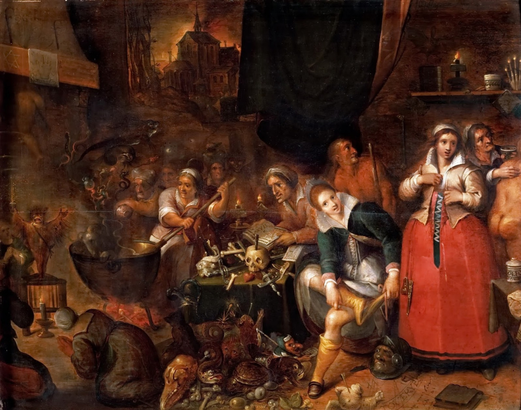 Frans Franken the Younger. Kitchen witches. Around 1610