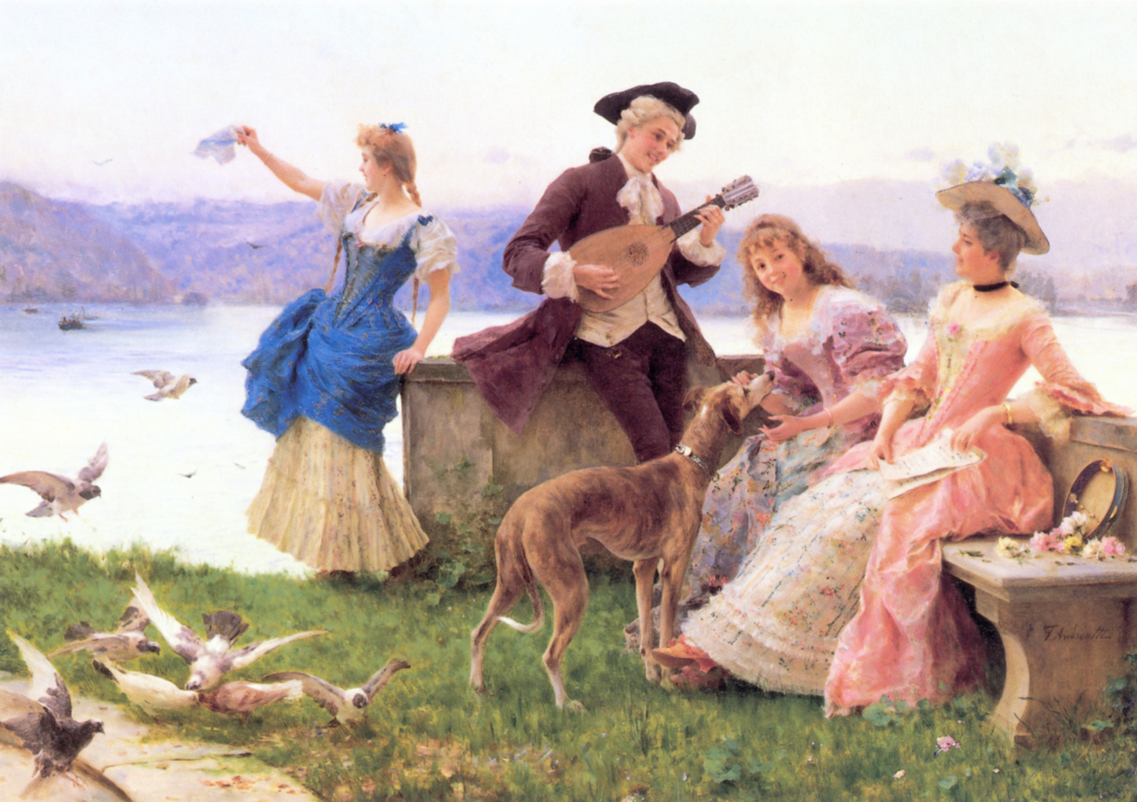 Federico Andreotti A day in the country: Description of the