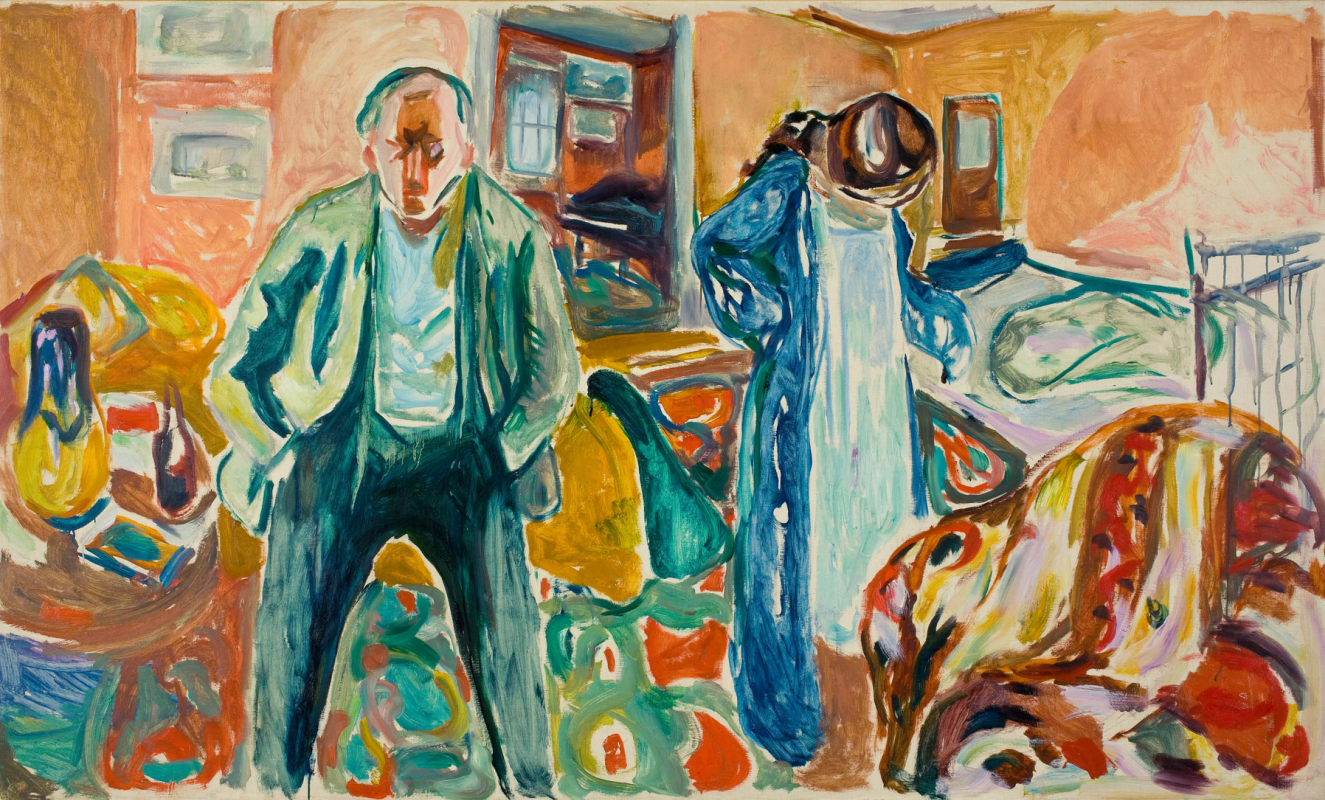 Edward Munch. The artist and his model