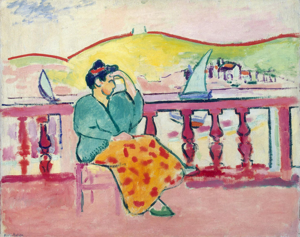 Henri Matisse. The lady on the terrace