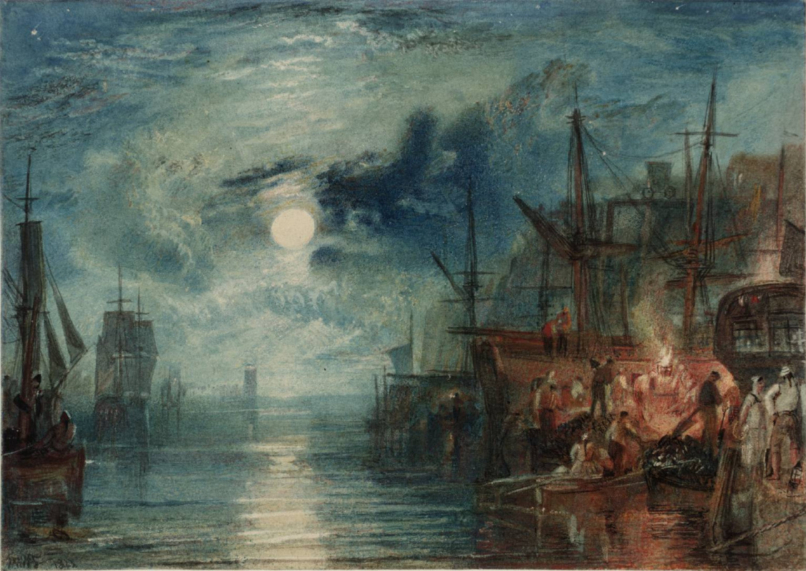 Joseph Mallord William Turner. Scudi sul fiume Tyne