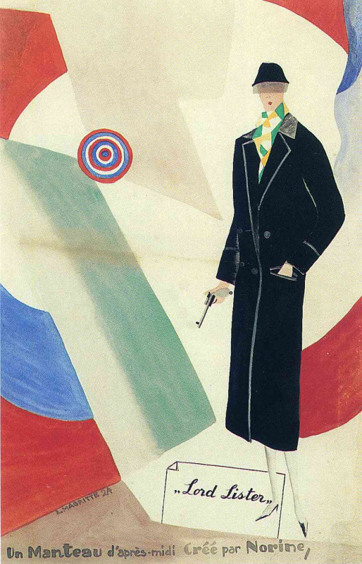 René Magritte. Promotional poster for the fashion house Norine