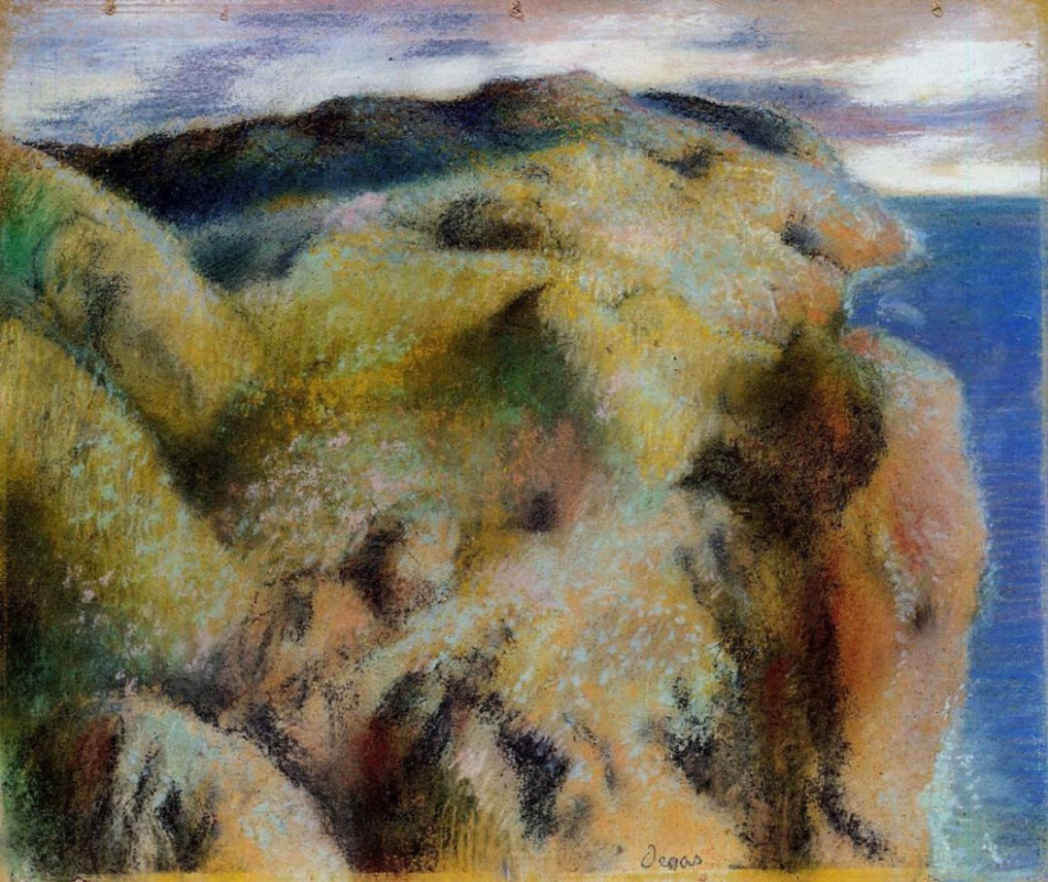 Edgar Degas. Steep Bank