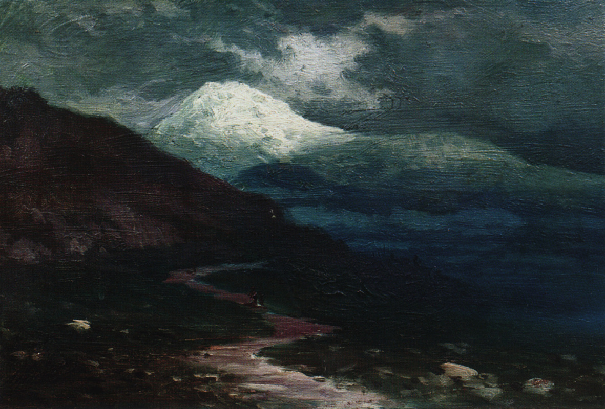 Lev Feliksovich Lagorio. Paysage de montagne