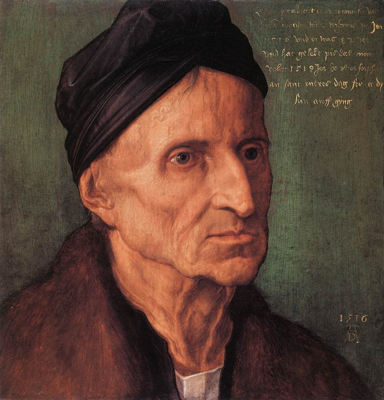 Albrecht Durer. Portrait von Michael Wolgemut
