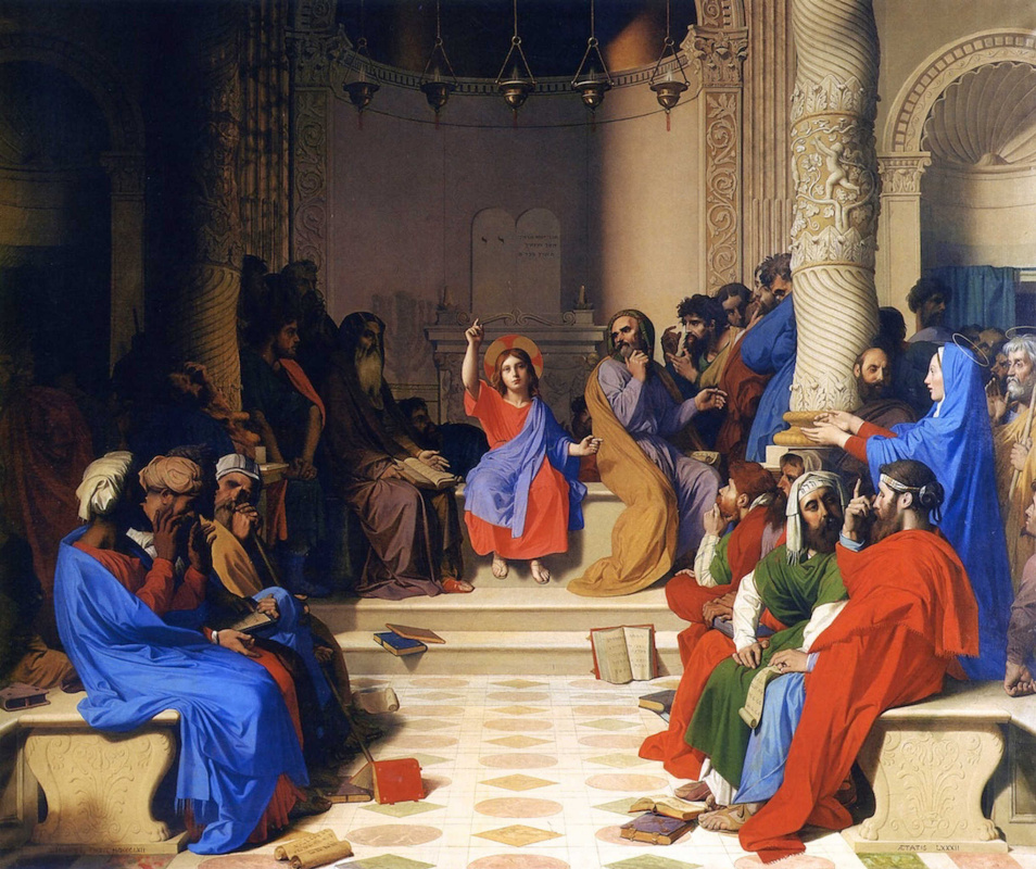 Jean Auguste Dominique Ingres. Jesus among the Doctors