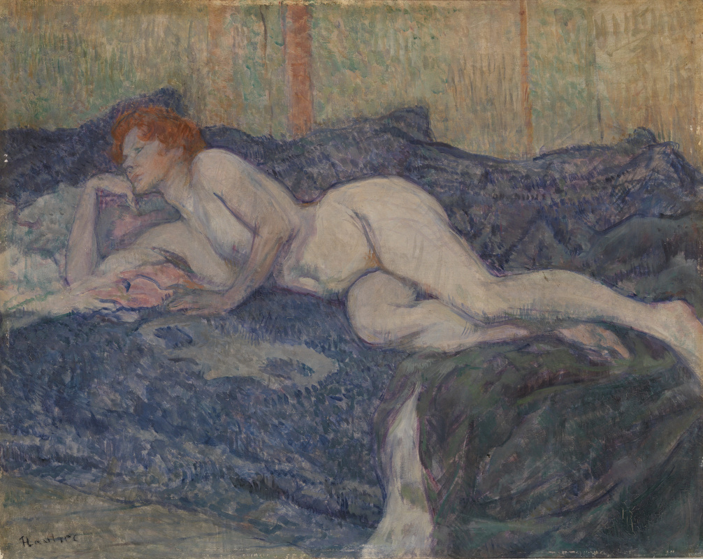 Henri de Toulouse-Lautrec. Reclining Nude