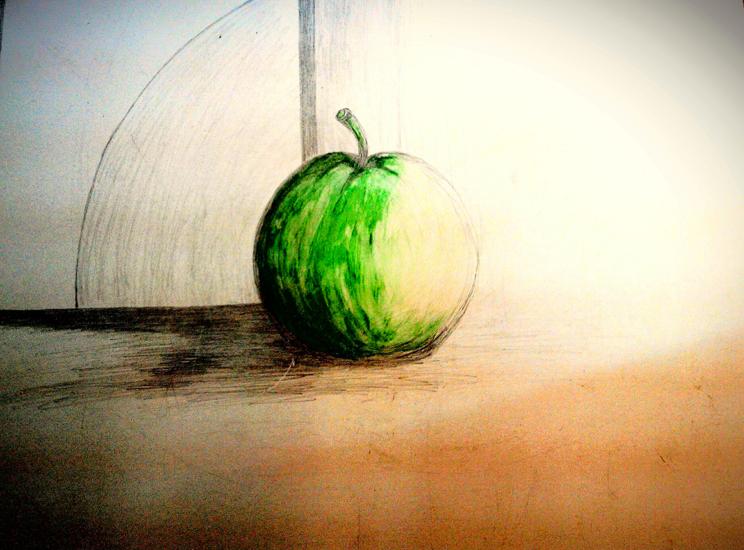 Krbtv _dm. Trying an apple.
