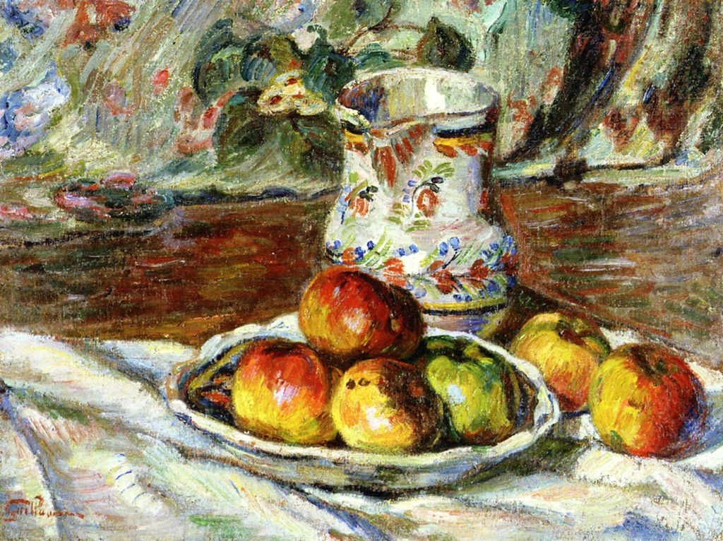 Armand Guillaumin. Still life with jug