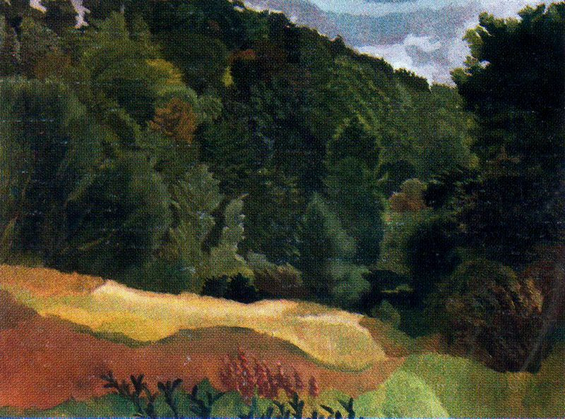 Stanley Spencer. Dense forest