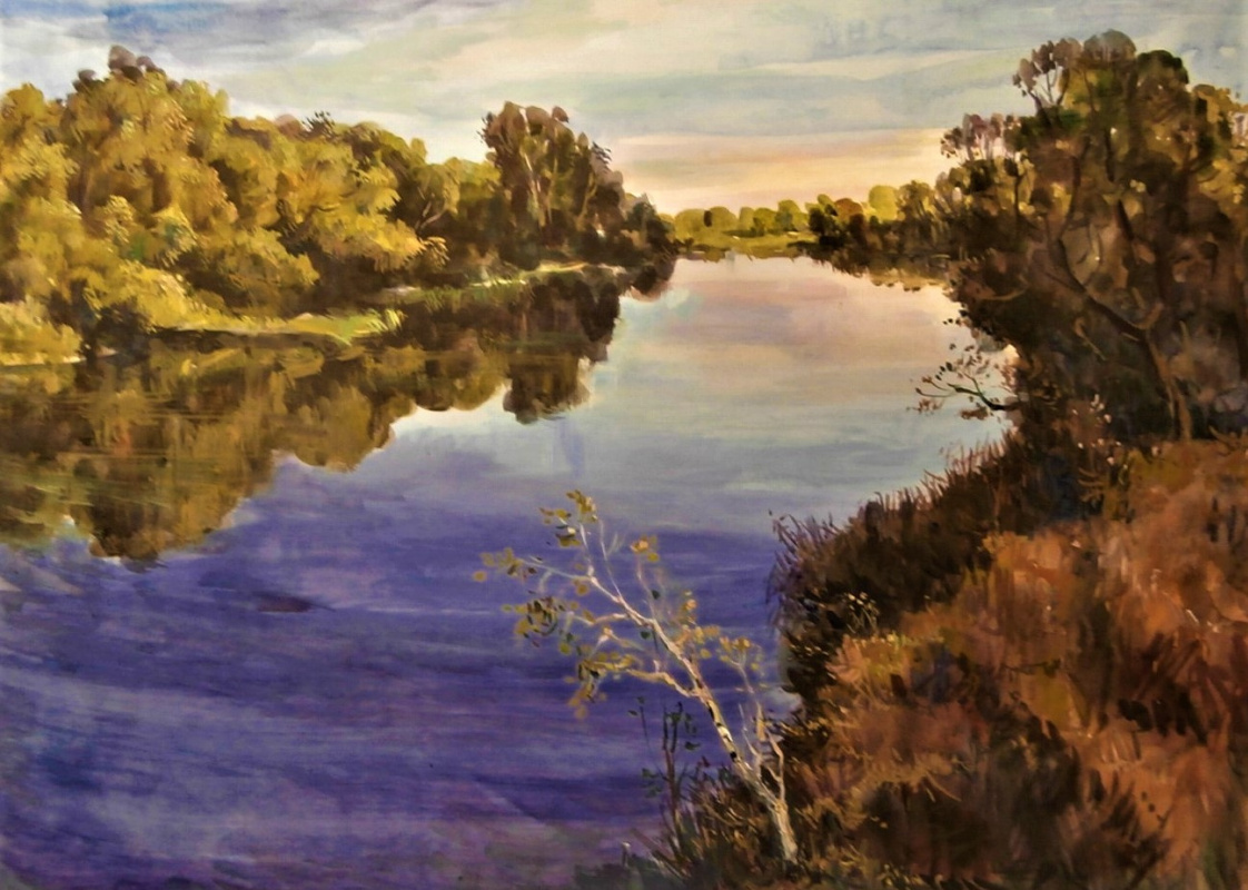 Lemi Abaev. "Abend am Fluss"