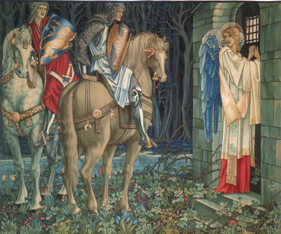 Уильям Моррис. Series "In Search of the Holy Grail". The failure of Sir Gawain (with Edward Burne-Jones)