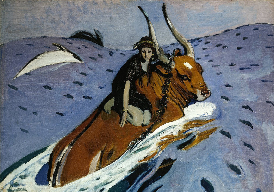 Valentin Aleksandrovich Serov. Rapimento dell'Europa