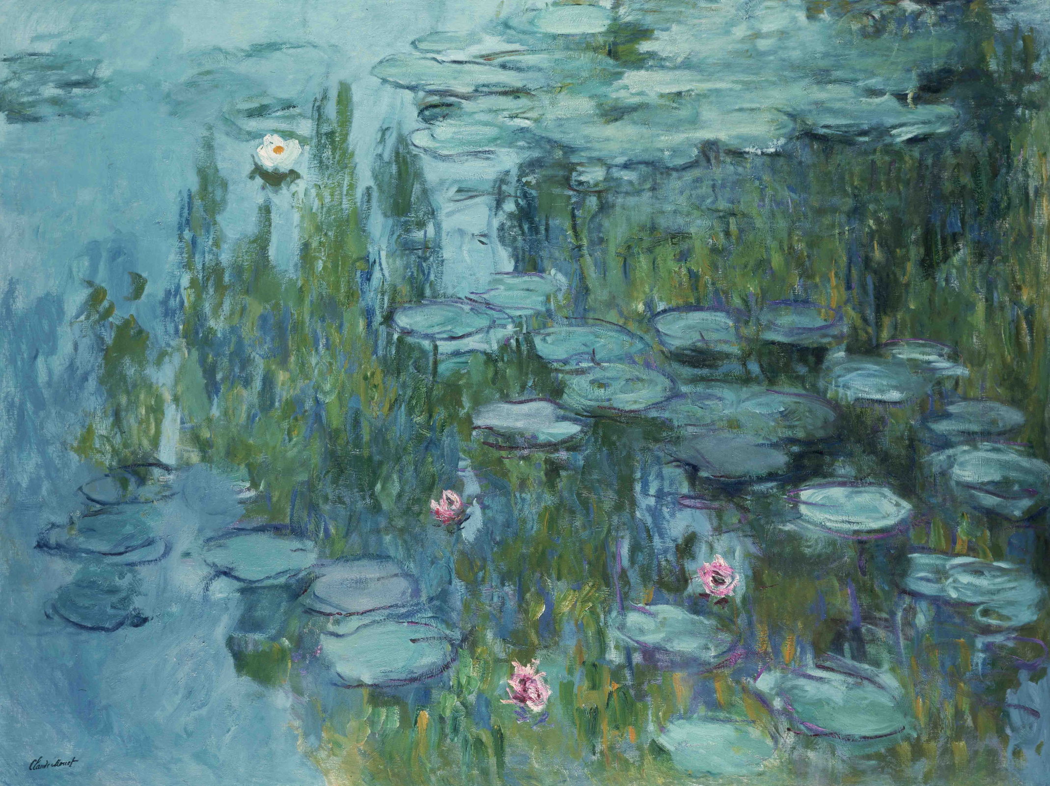 Buy digital version: Water lilies by Claude Monet, Munich | Arthive