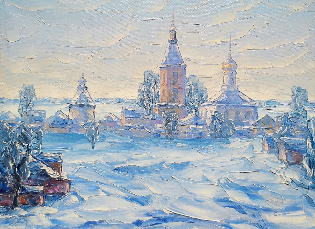 Alexey Ivanovich Gladkikh. Russian winter