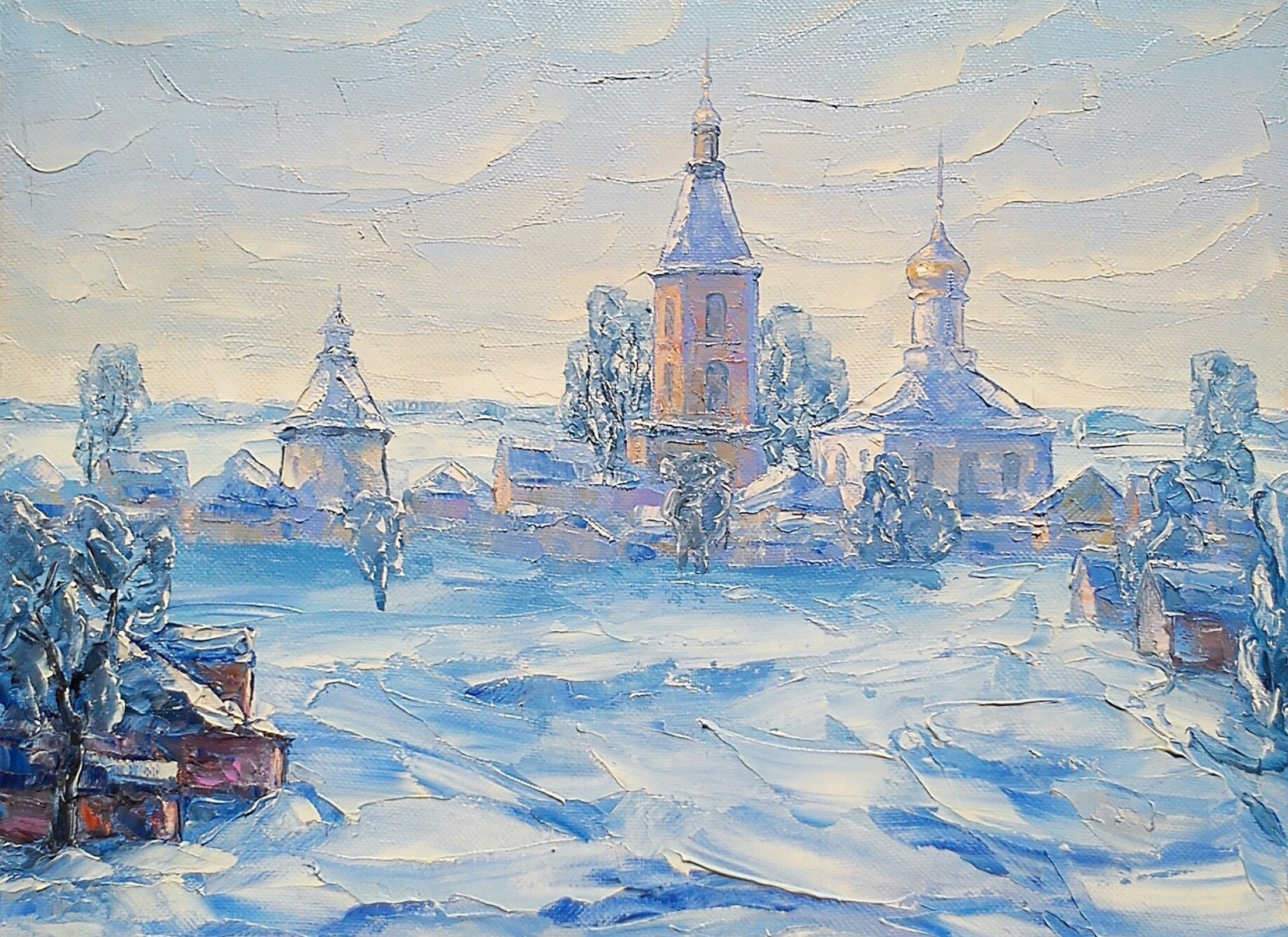 Russian winter, 2012 by Alexey Ivanovich Gladkikh: History