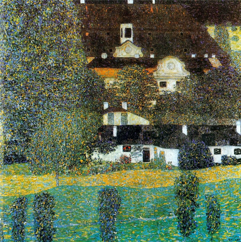 Gustav Klimt. Kammer castle on lake Attersee II