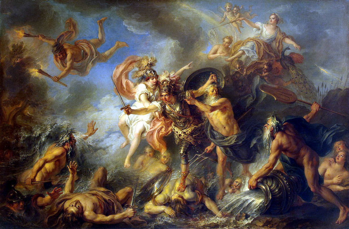 Charles-Antoine Coypel. Fury Of Achilles