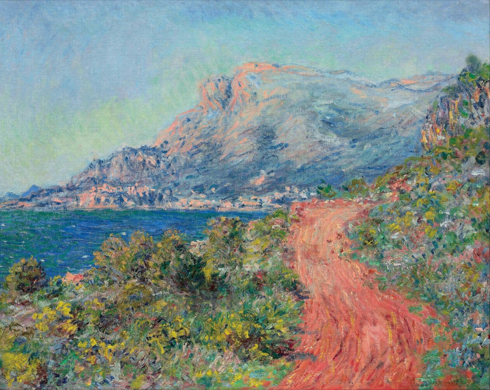 Claude Monet. Red road near Menton
