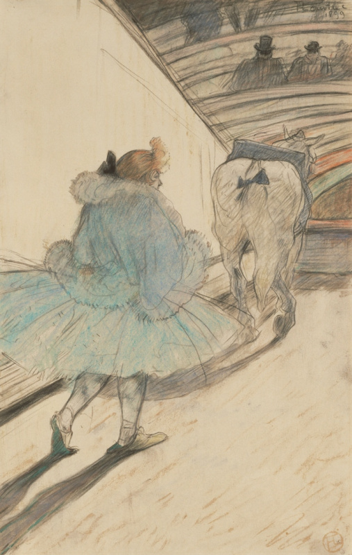 Henri de Toulouse-Lautrec. Circus, entrance to the arena