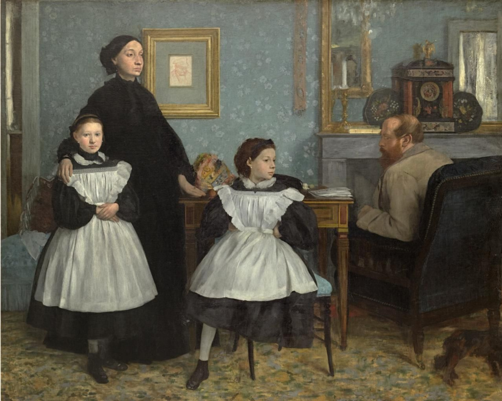 Edgar Degas. Portrait of the Bellelli family