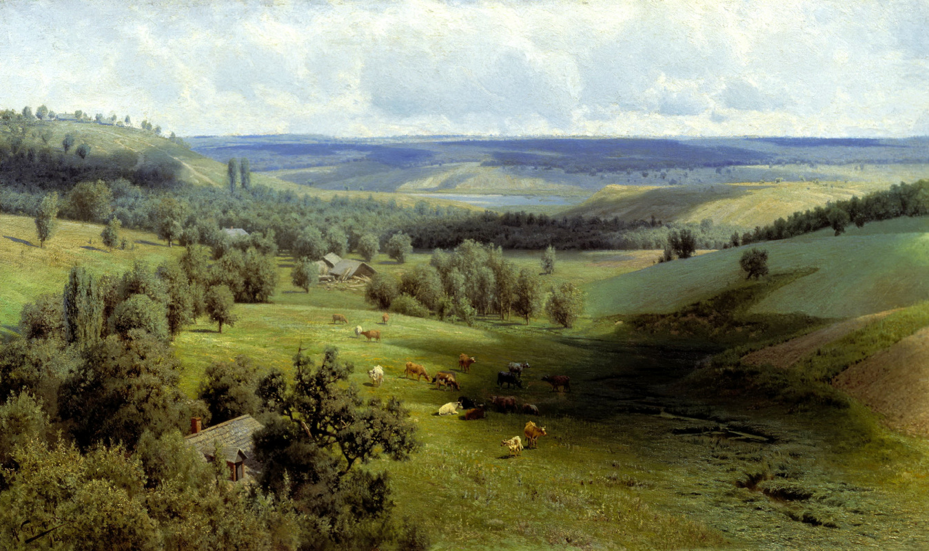 Nikolay Aleksandrovich Sergeev. Summer landscape