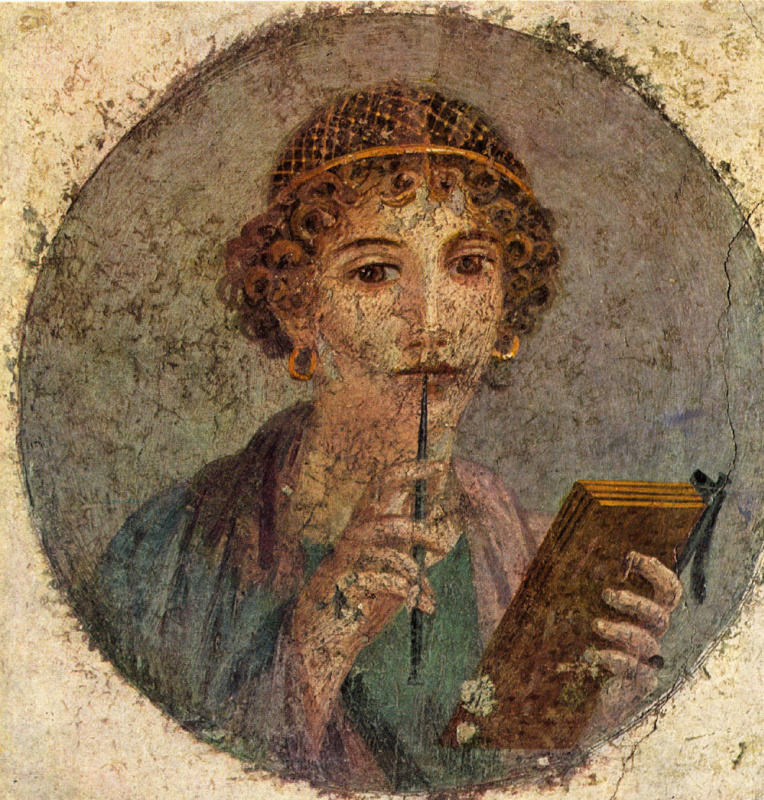 Portrait of a young girl (Portrait of the poetess Sappho?)