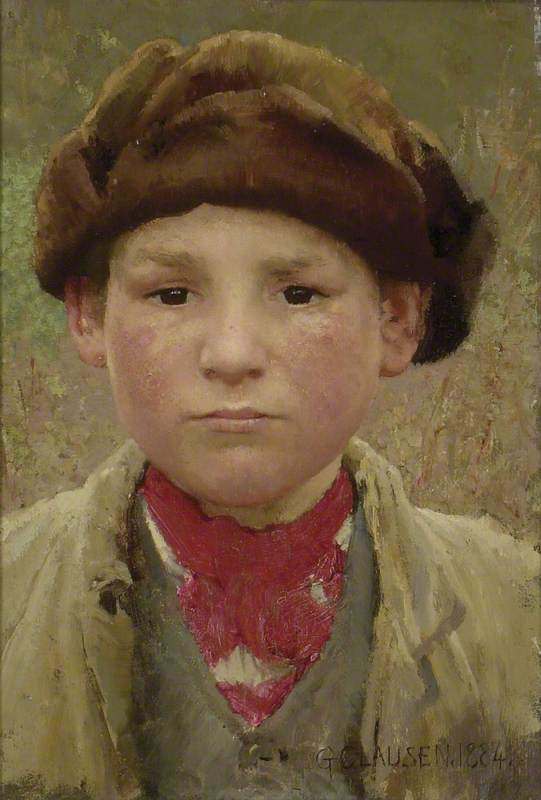 George Clausen. Rural boy