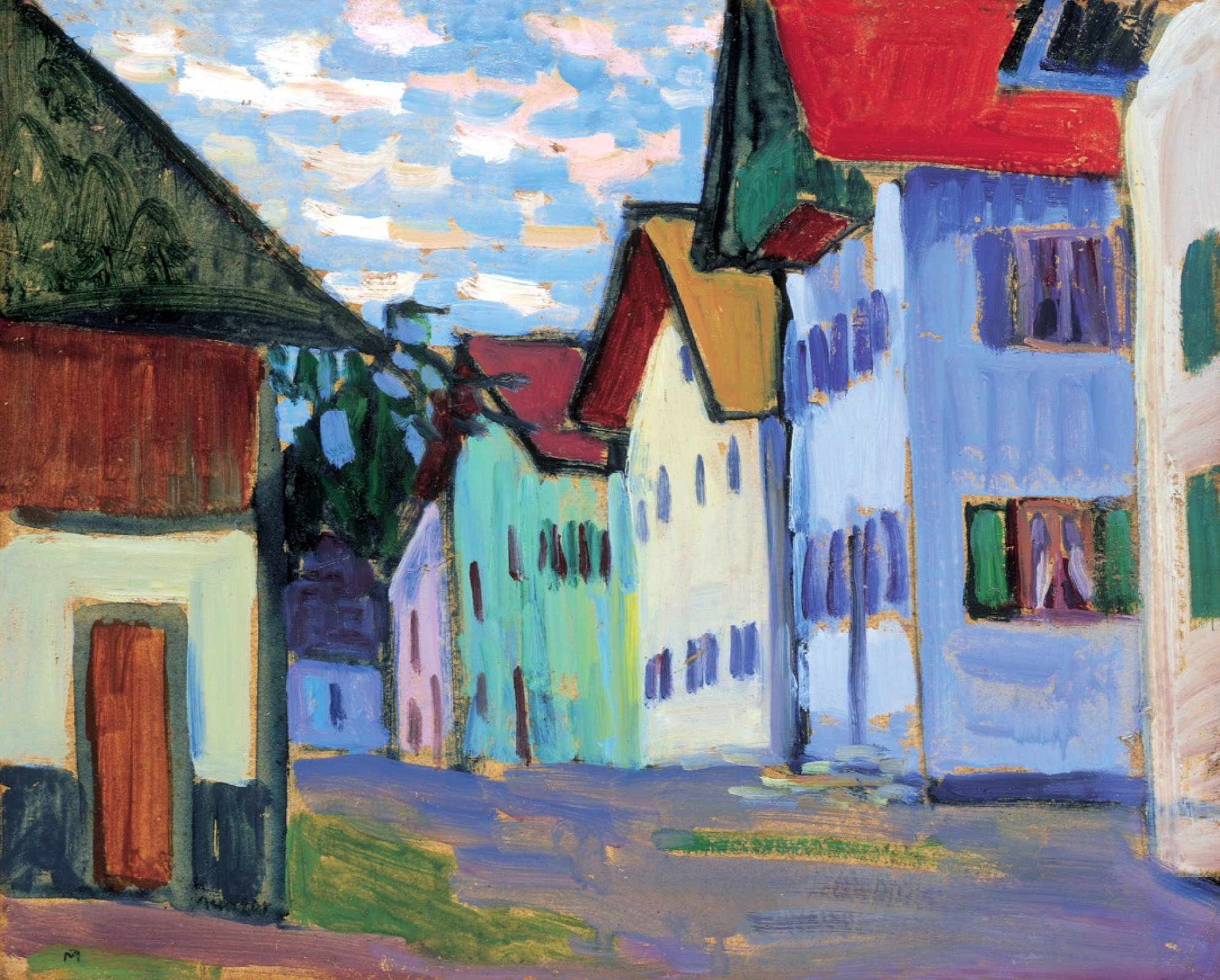 Gabriele Münter. Street in Murnau