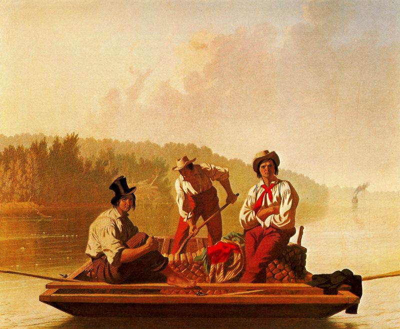 George Caleb Bingham. Boatmen on the Missouri