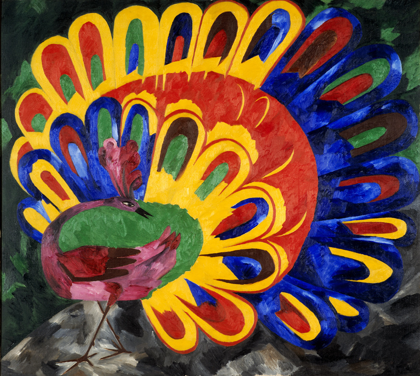 Natalia Goncharova. Peacock in the bright sun (Egyptian style)