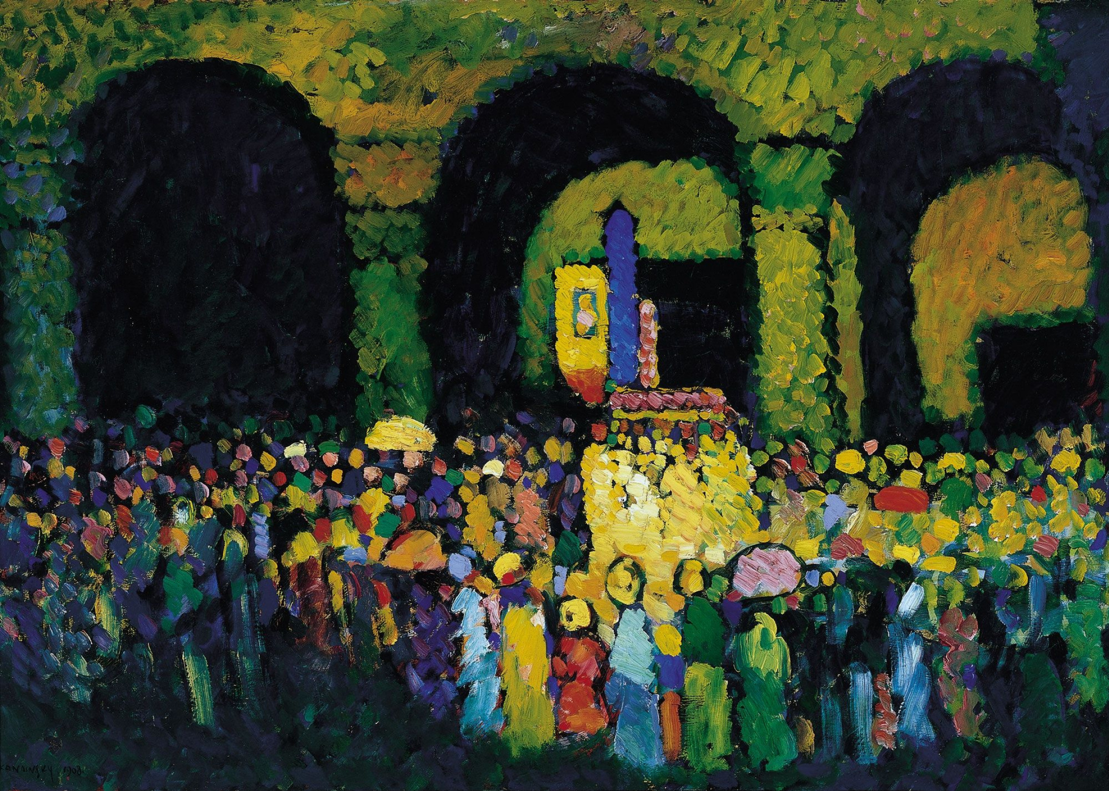 Buy a digital copy: Wassily Kandinsky - 慕尼黑的Ludwigkirche