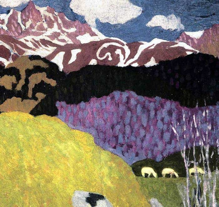 Giovanni Giacometti. Spring in the mountains