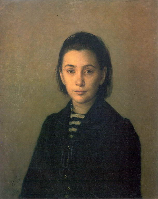 Nikolai Nikolaevich Ge. Portrait Of Olga Pavlovna Kostyczewii