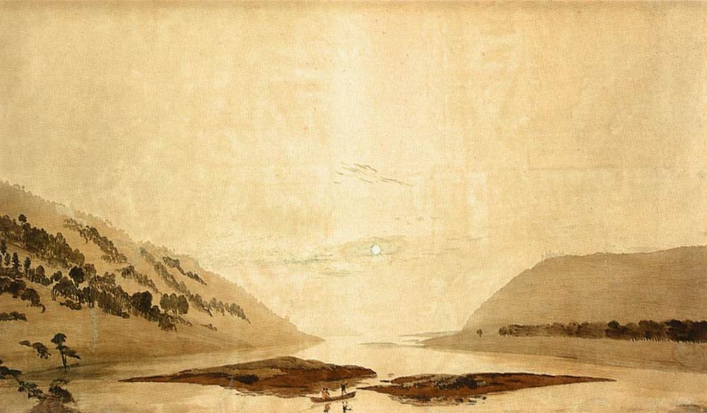 Каспар Давид Фридрих. Пейзаж с горной рекой