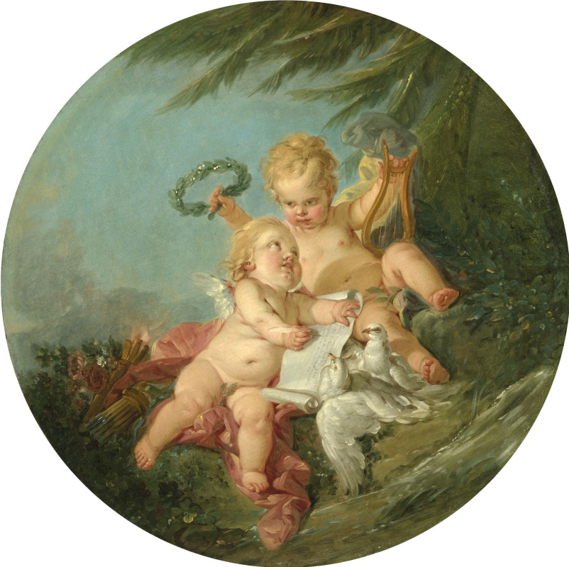 Francois Boucher. Allegory of Poetry