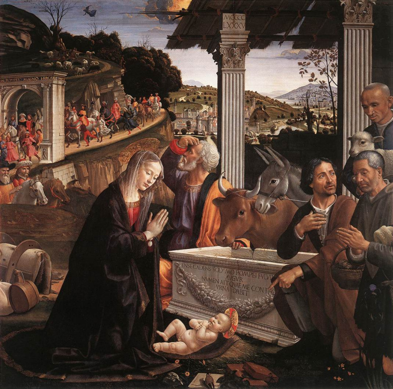 Domenico Girlandajo. Shepherds worship