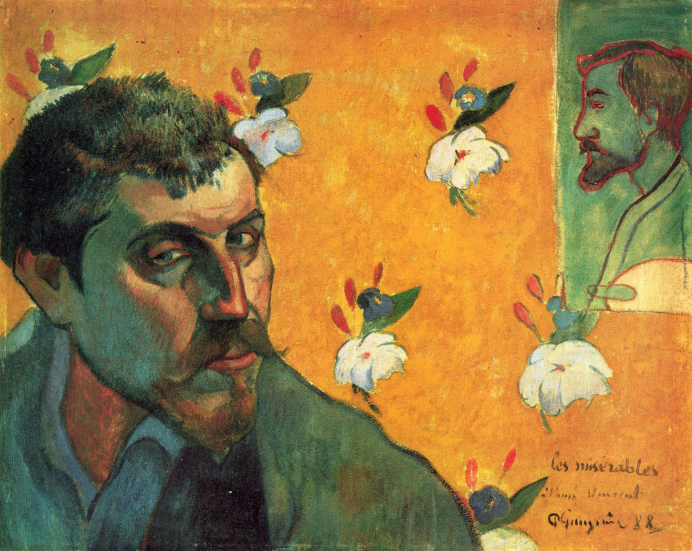 Paul Gauguin. Автопортрет с портретом Эмиля Бернара (Отверженные)