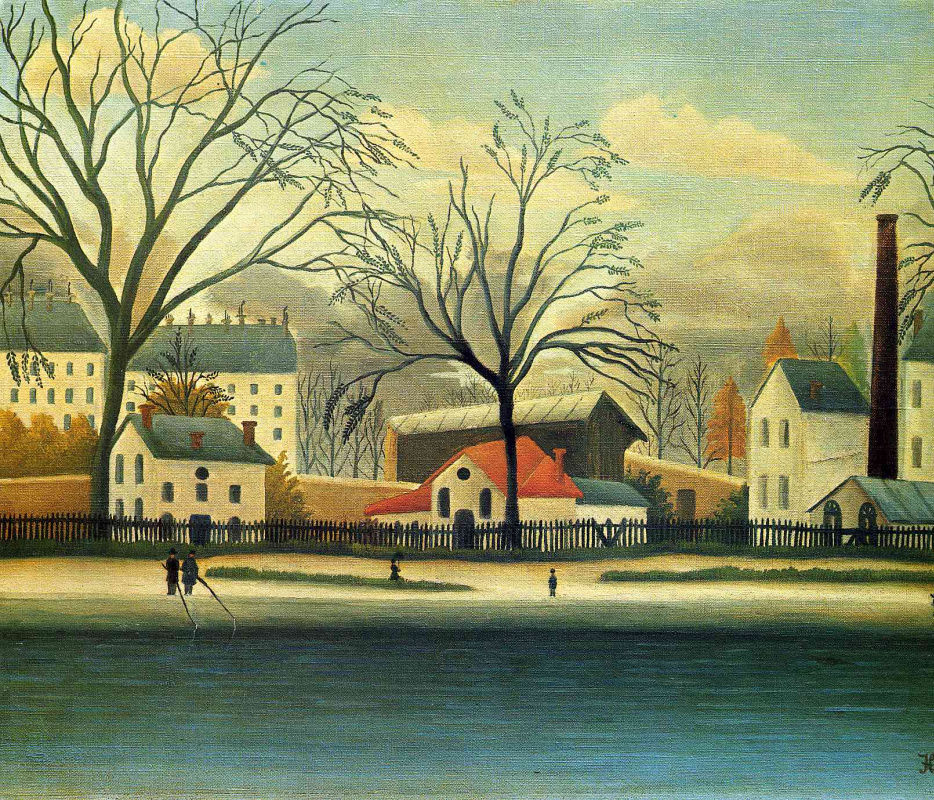 Henri Rousseau. Suburban stage