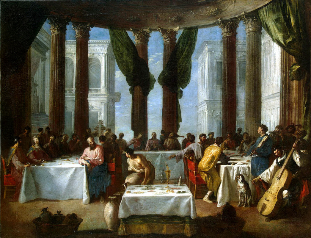 Johann Heinrich Schönfeld. The marriage in Cana of Galilee