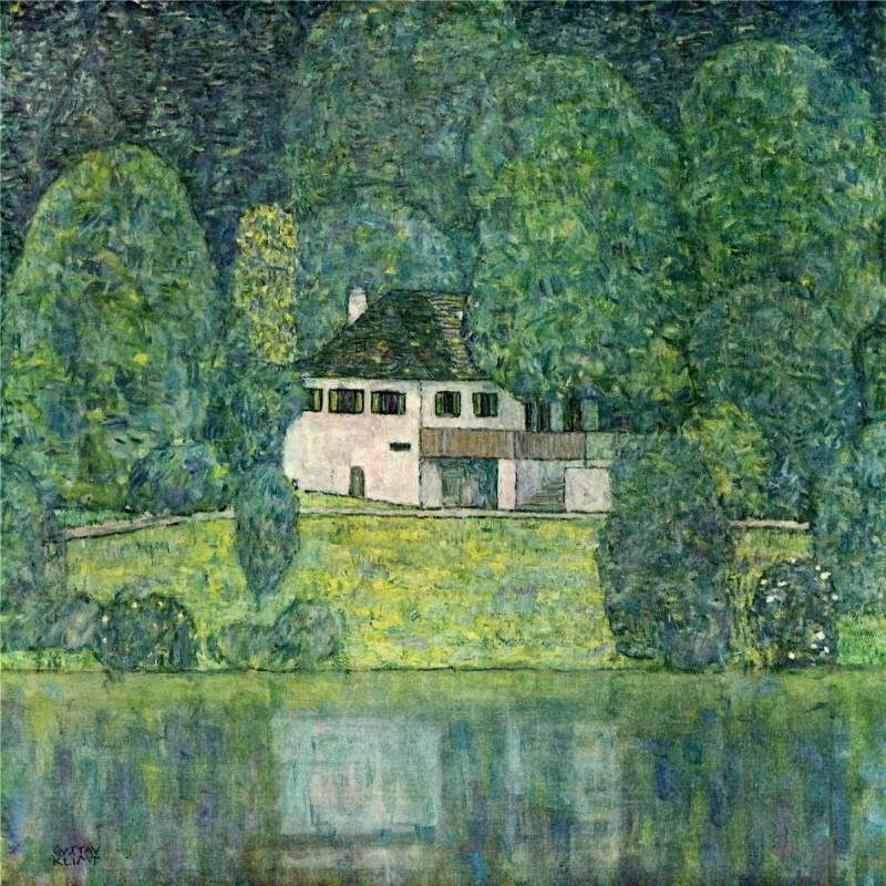 Gustav Klimt. Litzlberg on lake Attersee
