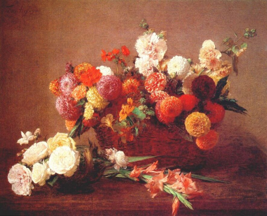 Henri Fantin-Latour. Flowers mid-summer