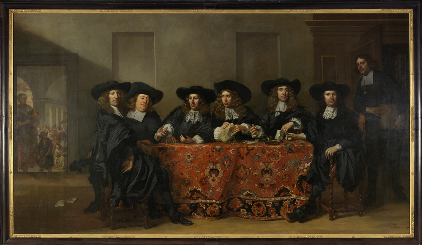 Peter van Anradt. Six Regents and the Warden of the Old Peoples’ Hospital in Amsterdam