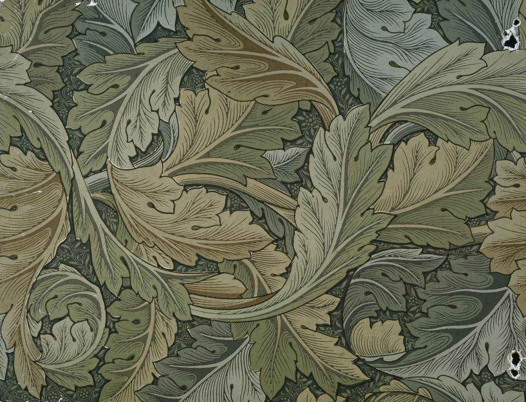 William Morris. Stranded leaves